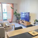 Grand 2 Pieces Avec Grande Terrasse A 15Mn Centre-Ville, Gare Et Promenade Des Anglais