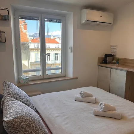 Massena Square Studio Ac Old Town 5Min Beach Apartment Nice