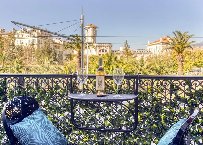 Le Jean Jaures - Refait A Neuf, Lumineux, Long Balcon, Jolie Vue, Wifi, Coeur Vieux-Nice