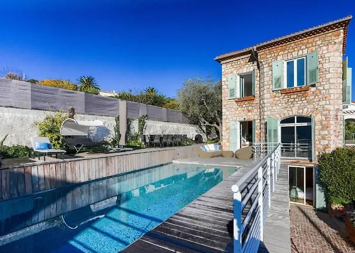 Villa Elegante Nice Avec Vue Mer