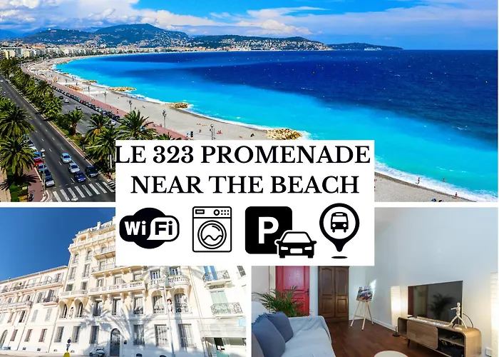 Le 323 Prom - 2 Chambres - Ac - Parking - Tram Et Supermarche Proches - Front De Mer