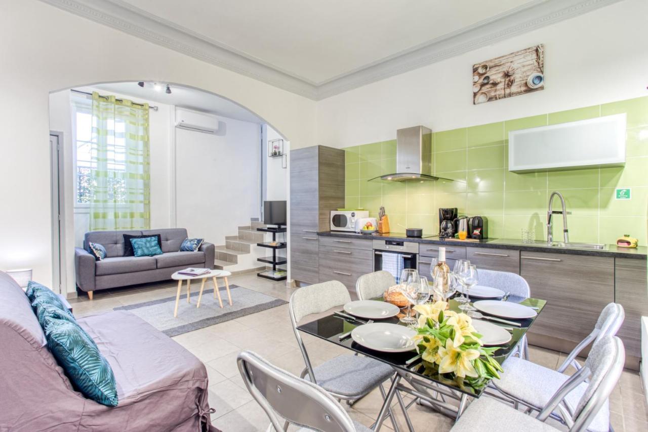 Le Jean Jaures - Refait A Neuf, Lumineux, Long Balcon, Jolie Vue, Wifi, Coeur Vieux-nice * Nice