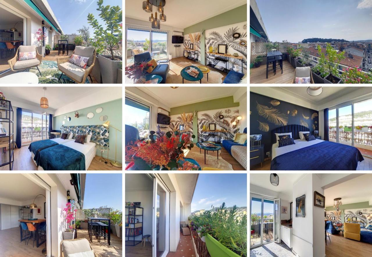 Nestor&jeeves - Sun Deck Terrace - Floor Apartment Nice