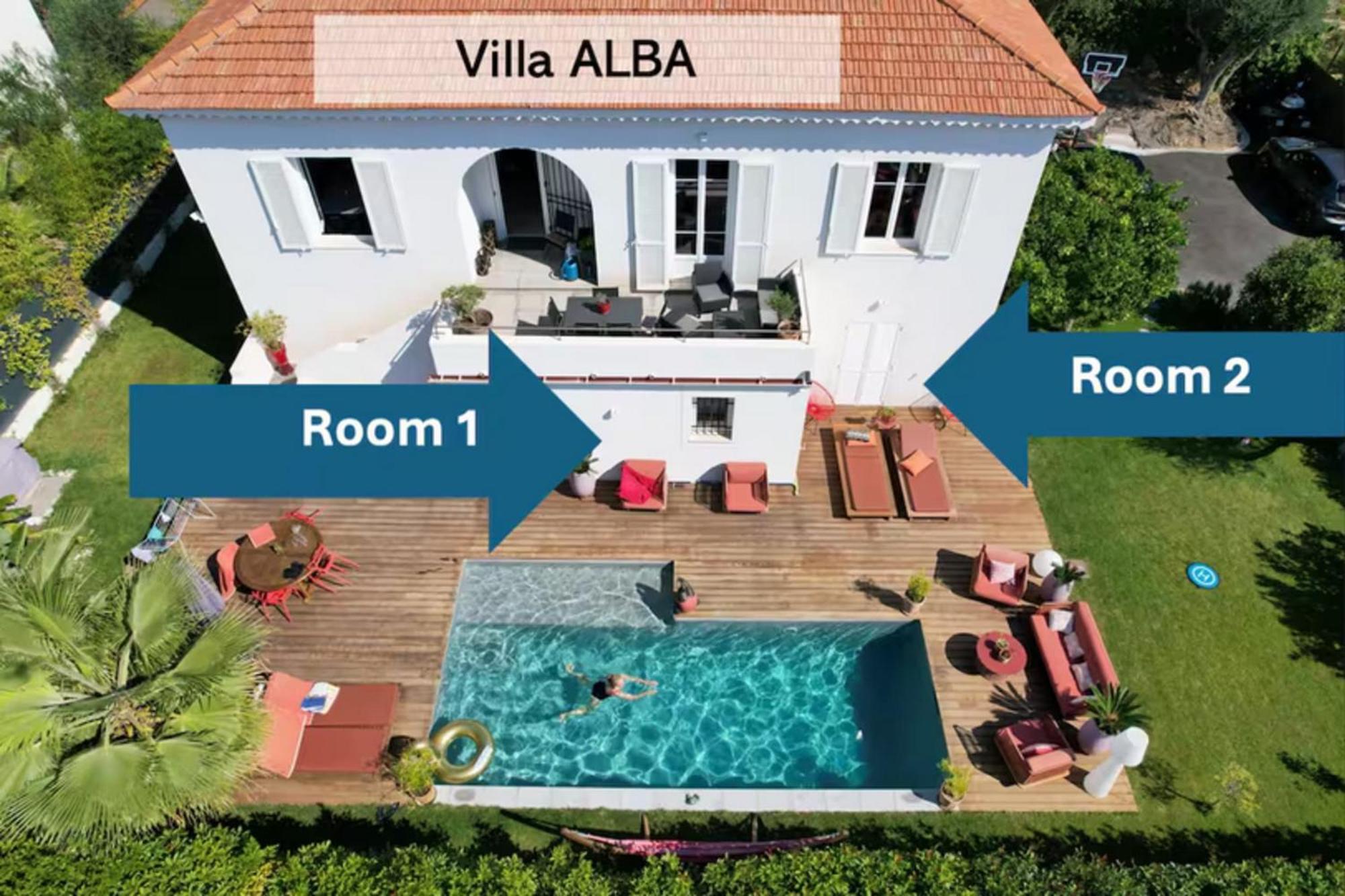 Villa Beautiful - Garden - Pool - Sea View Nice