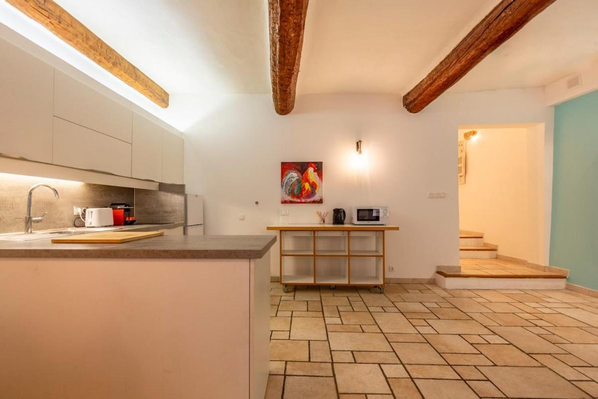 Apartment Proche Du Cours Saleya Et De La Plage, Dans Le Vieux Nice, Spacieux Et Climatise