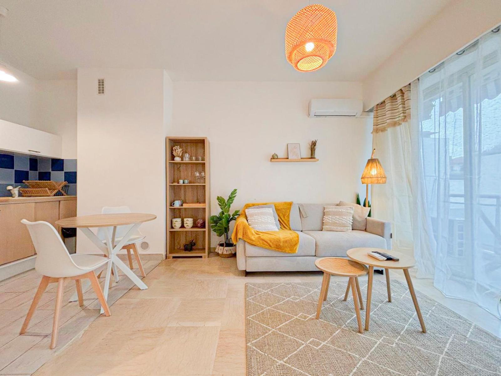Plage, Promenade & Confort - Wifi, Ac, 4 Pers Nice