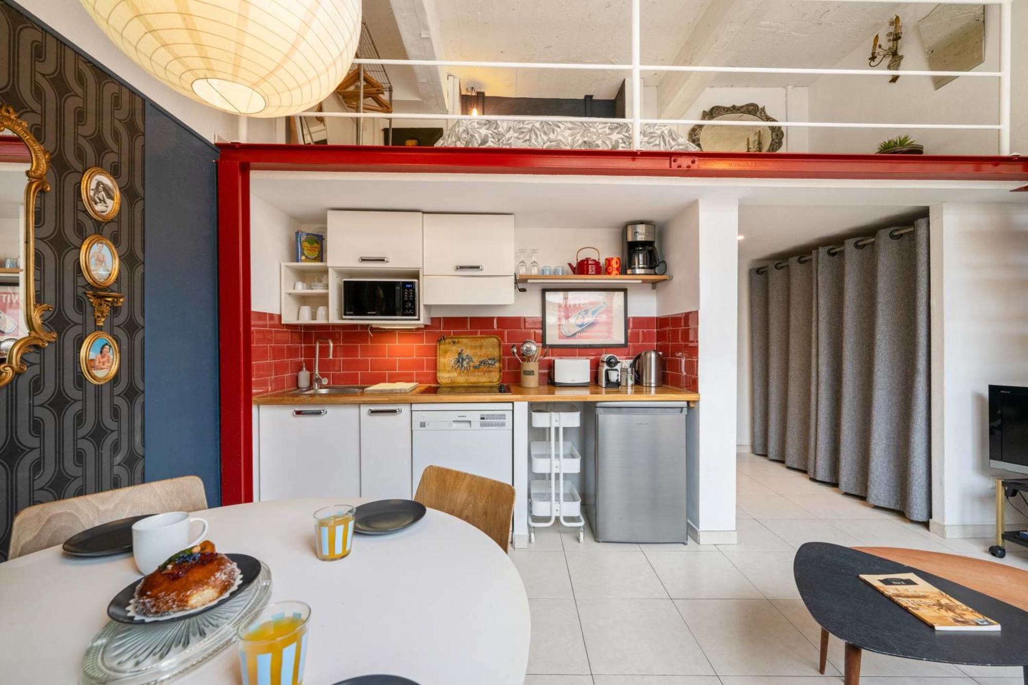 Nice-duplex-plage-parking-cimatisation * Nice