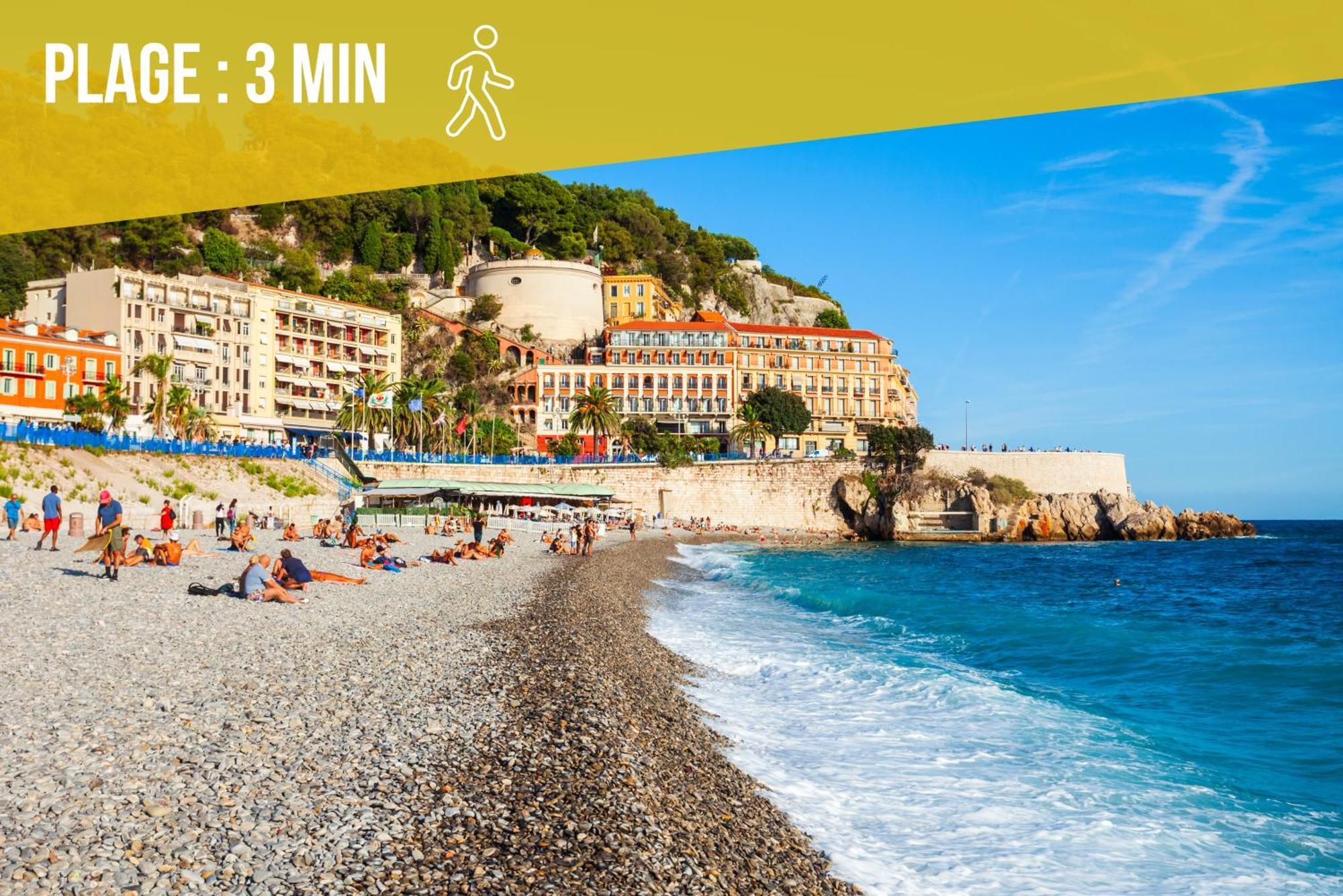 Nice-duplex-plage-parking-cimatisation *