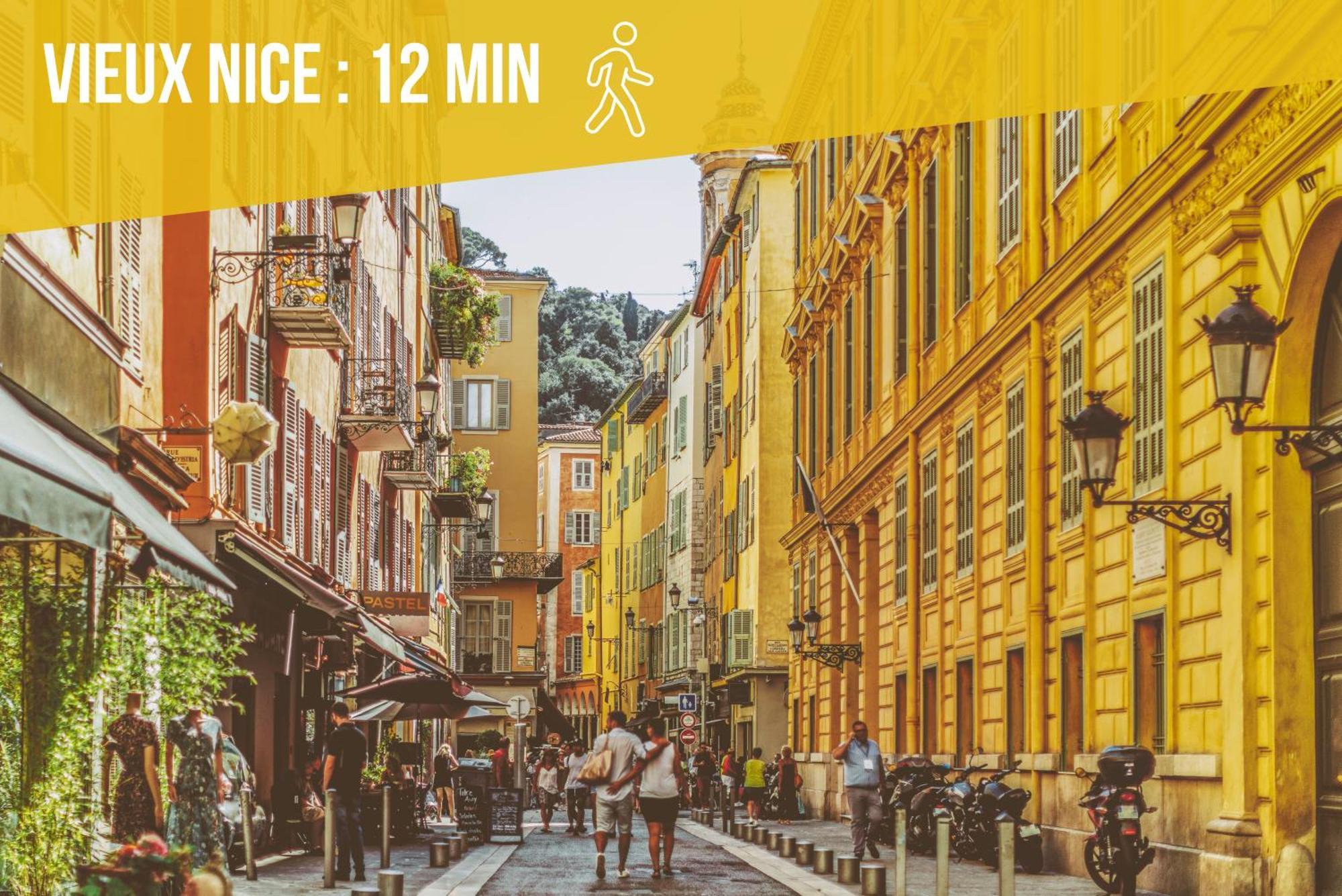 Nice-duplex-plage-parking-cimatisation Nice