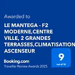 Le Mantega - F2 Moderne,centre Ville, 2 Grandes Terrasses,climatisation, Ascenseur Apartment *