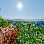Panoramic Sea View Of The French Riviera, Parking Nice