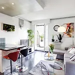 Le Mantega - F2 Moderne,centre Ville, 2 Grandes Terrasses,climatisation, Ascenseur Apartment Nice