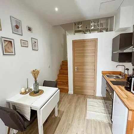 Bright Studio Ideal For Couple In Nice