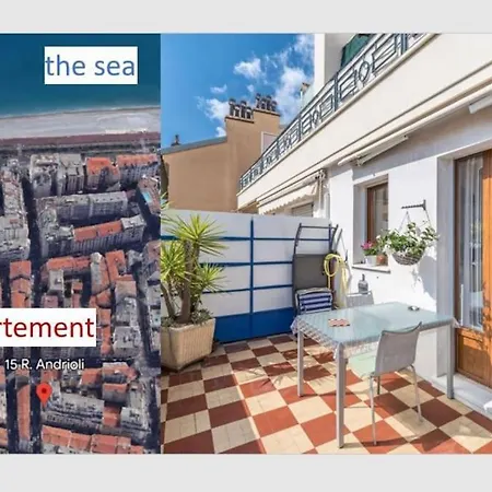 Studio With Large Terrace Sea View 4th Floor * Nice