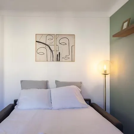 #46 Carre D'or Congres 2 Min Walk Sea Promenade Apartment Nice