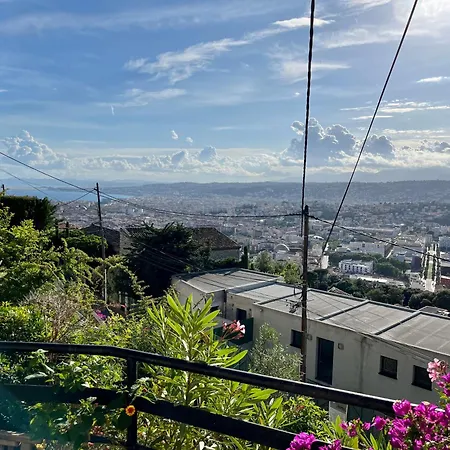 Apartment Jardin Avec Jacuzzi, Vue Et Montagne, Clim & Parking Nice
