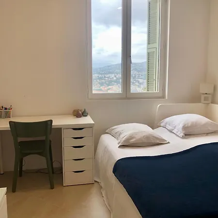 Apartment Jardin Avec Jacuzzi, Vue Et Montagne, Clim & Parking Nice