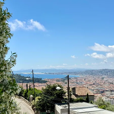 Jardin Avec Jacuzzi, Vue Et Montagne, Clim & Parking Apartment Nice