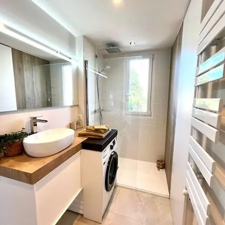 Charming Penthouse In - 10 Minutes From Seaside Nice