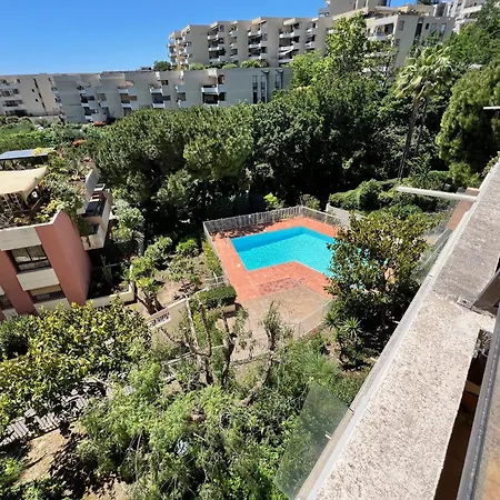 Riviera - Terrasse De Fabron - Swimming Pool - Sea View Apartment Nice