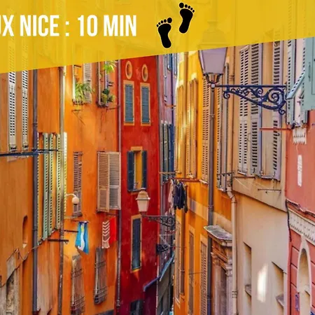 Soleil Nicois Terracotta - 8min Et Proche Gare Apartment *