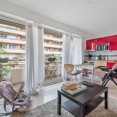 Le Balcon D'azur - Proche Port Et Gare Riquier Apartment Nice