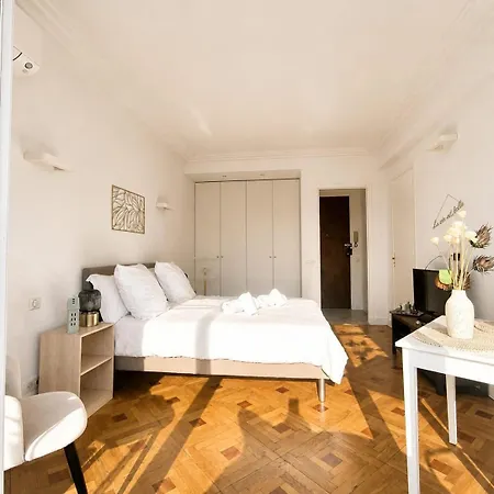 Renovated With Balcony & Side Sea View 25 Bis Promenade Des Apartment Nice