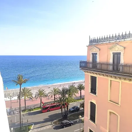 Renovated With Balcony & Side Sea View 25 Bis Promenade Des Apartment Nice