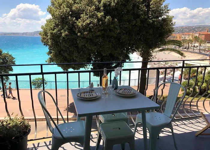 I Love Nice - Face Mer, Design, Terrasse, Asc, Wifi, Clim