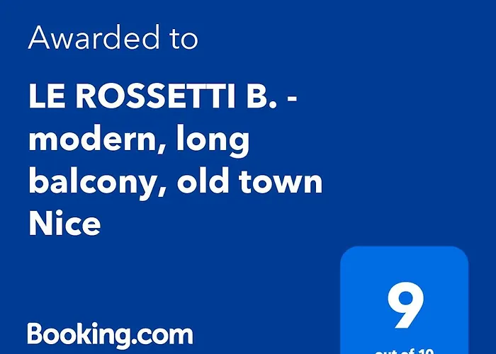 Le Rossetti B. - Modern, Long Balcony, Old Town Nice