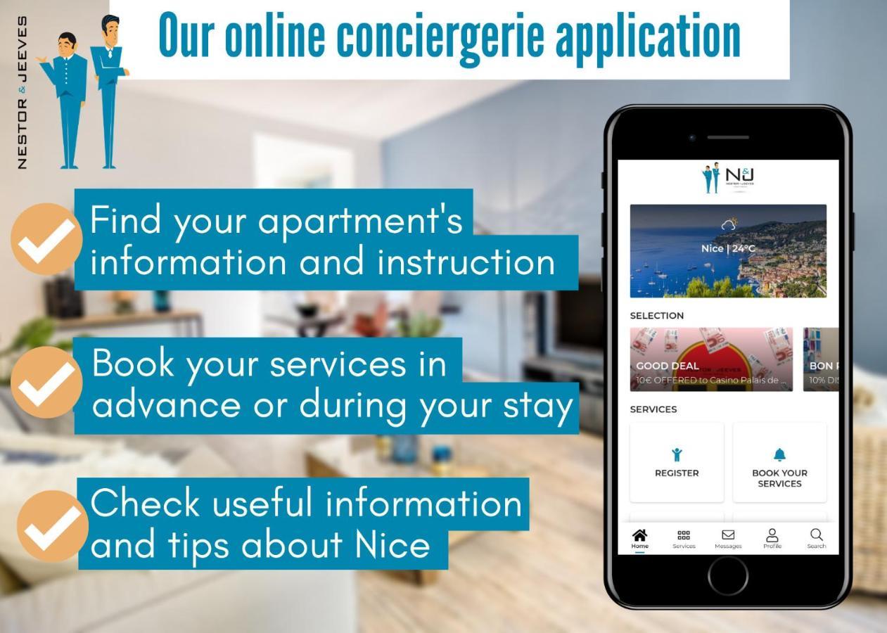Nestor&jeeves - Le Philibert - Port Area - Close Old Town And Place Garibaldi Appartement *