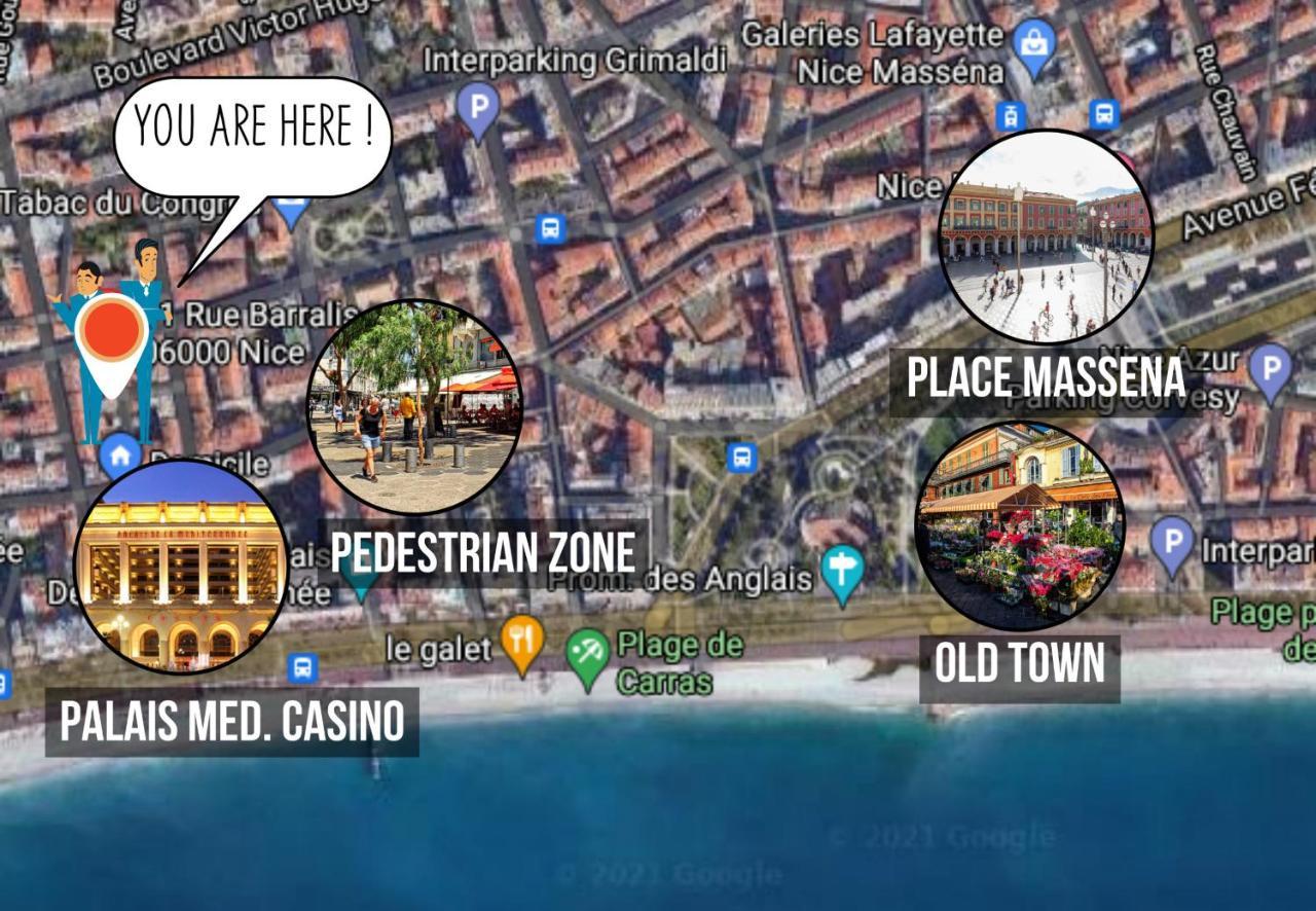 Nestor&jeeves - Urban Sun - - Very Close Sea And Pedestrian Zone * Nice