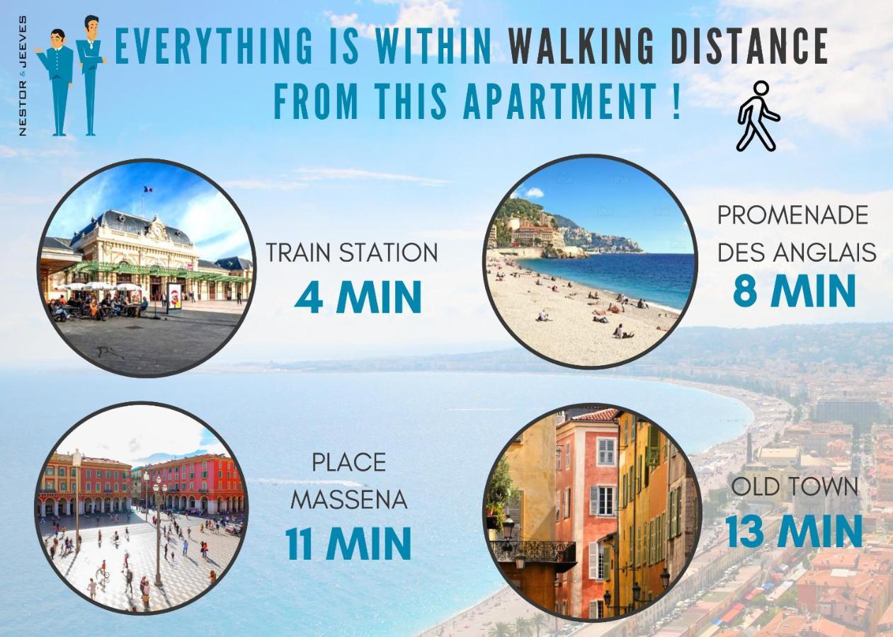 Nestor&jeeves - Harmonie Terrasse - - Free Parking * Nice