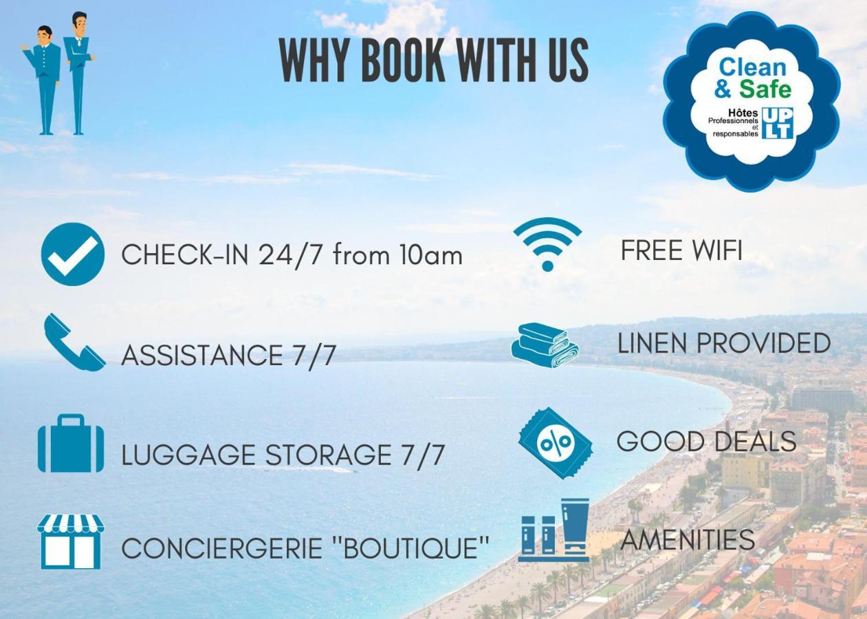 Nestor&jeeves - Massena Lounge - Hyper Center - By Sea Apartment Nice