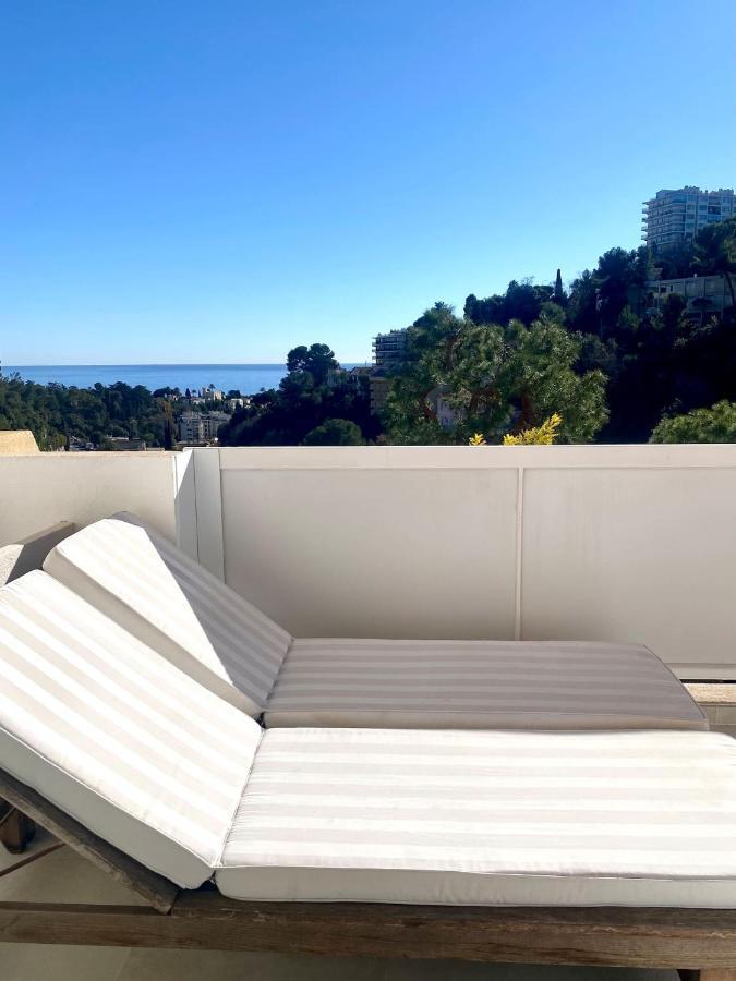 Apartment Luxe - 3 Pieces Avec Vue Mer, Piscine Et Tennis Nice