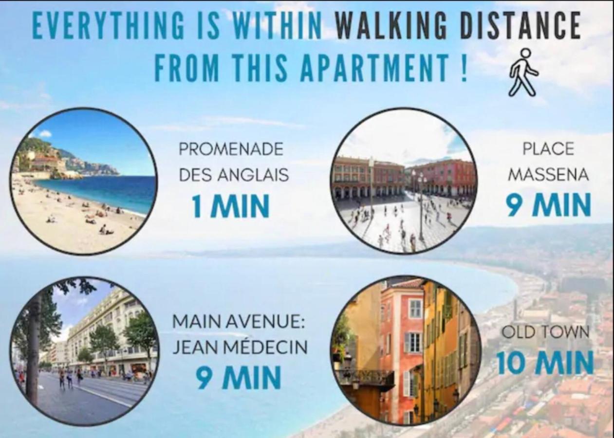 Stunning Flat By The Beach, Carre D'or-negresco Appartement