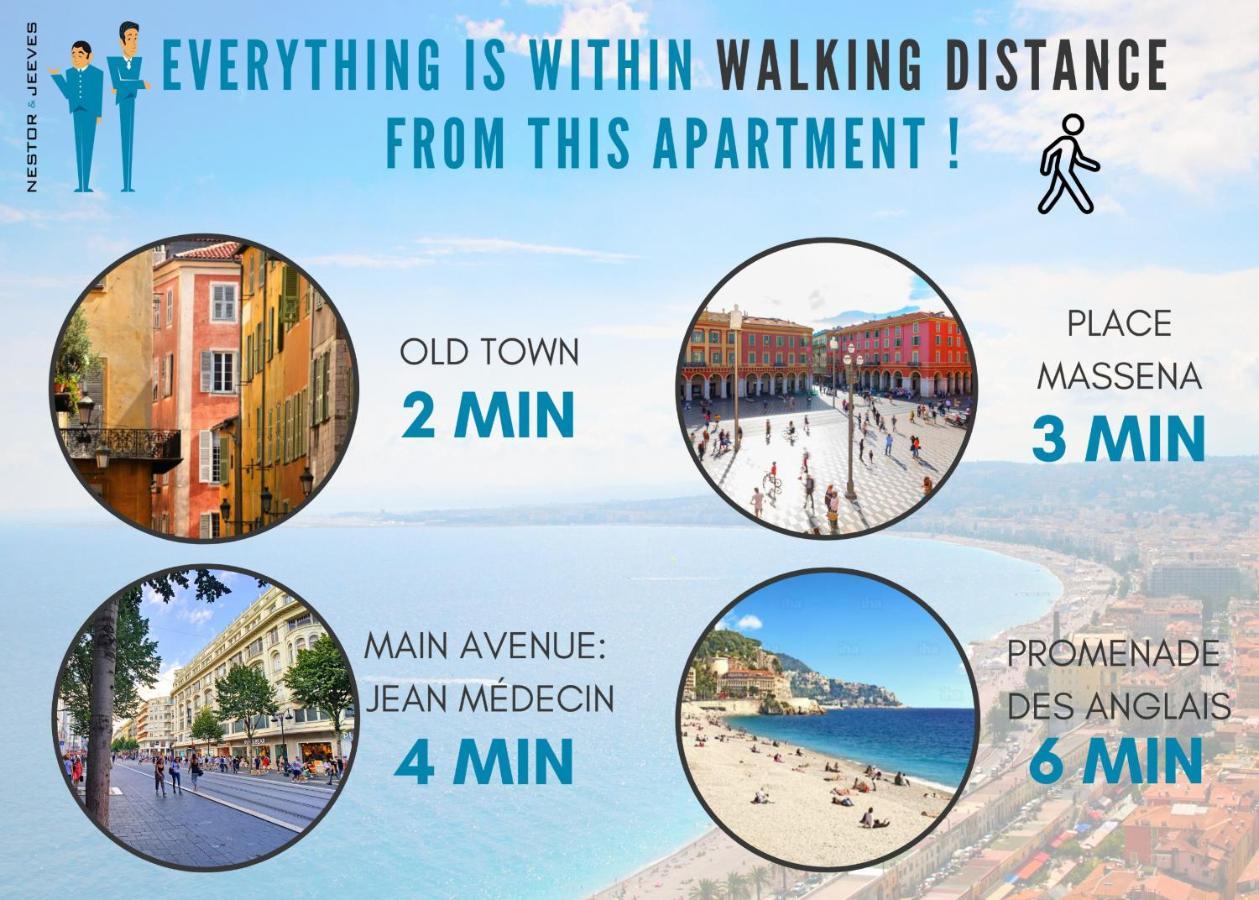 Apartment Nestor&jeeves - Palm Riviera - Hyper Center - Close Old Town And Sea