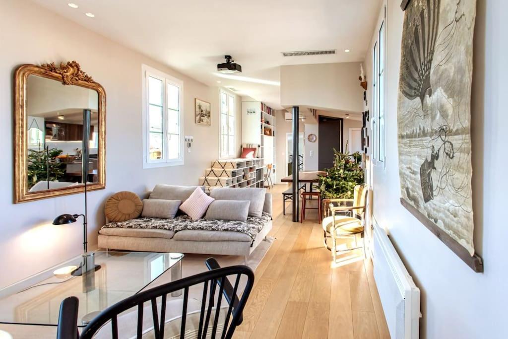 #9 Opera's Duplex Panoramic Sea View Terrace & Ac 1min To Apartment