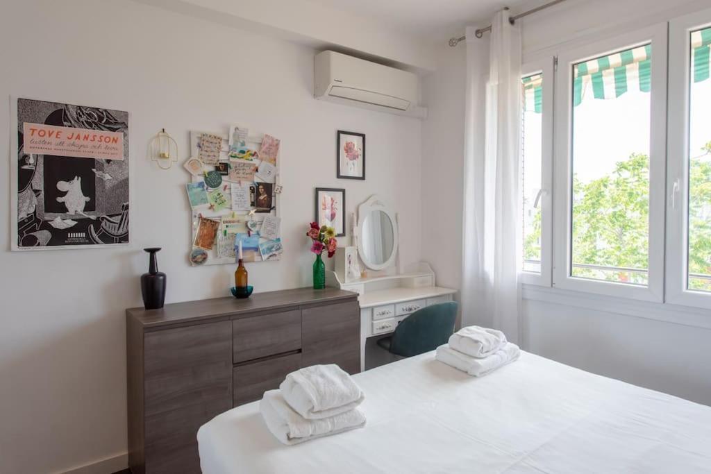 L27 2p Jasmins Sea View Parking & Ac Nice