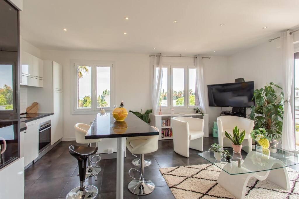 L27 2p Jasmins Sea View Parking & Ac Apartamento Nice