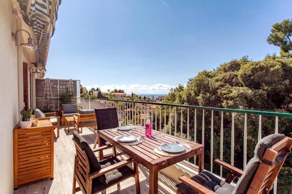 Apartment L36 Sea View Terrace 10min Walking To Sea/parking & Ac Nice