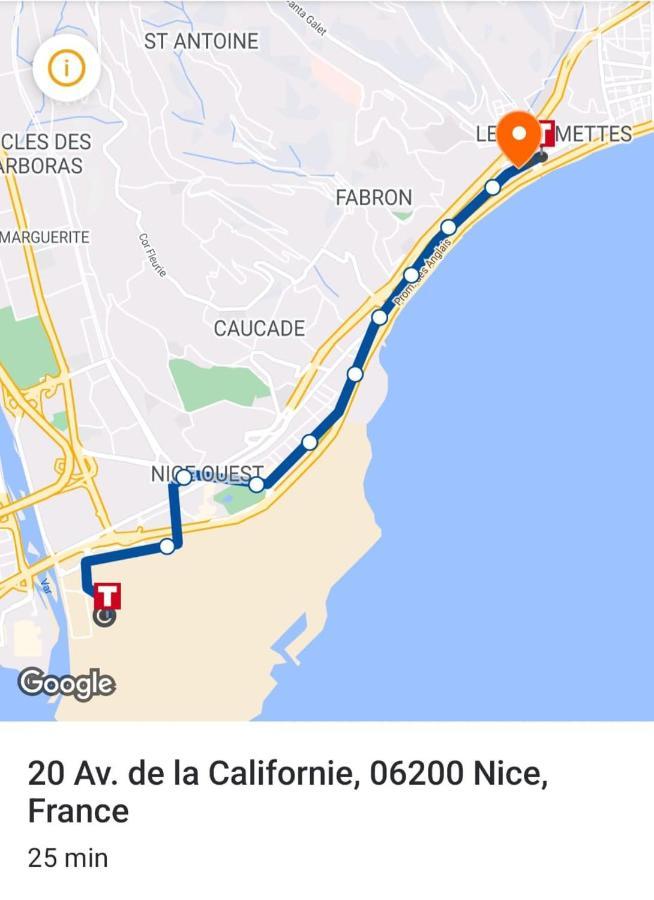 Magnifique 60m2 ,3 Pieces , Equipee,tres Lumineux, 2 Minutes A Pied De La Plage Nice