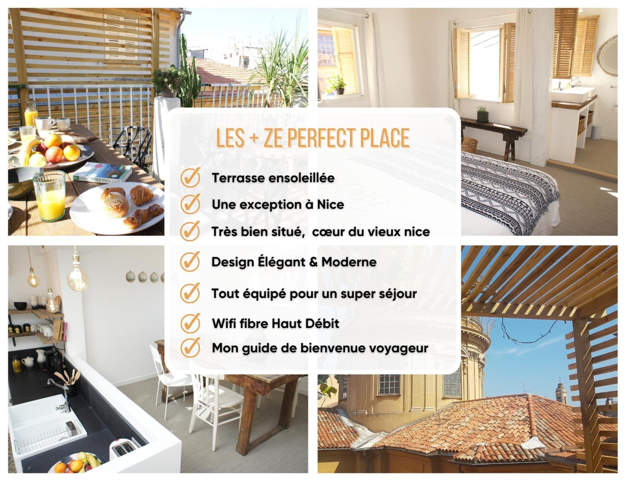 Ze Perfect Place - Vieux - Exceptionnel - Calme Et Terrasse Avec Vues * Nice