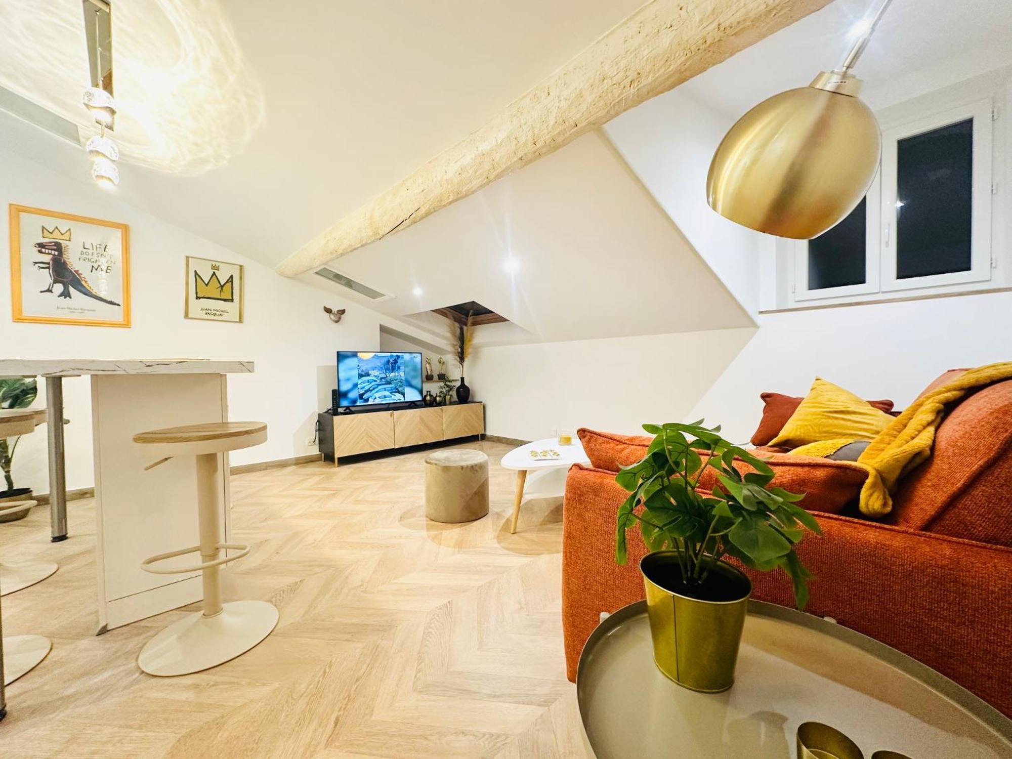 Elegant Mansarde-place Du Pin Apartment *