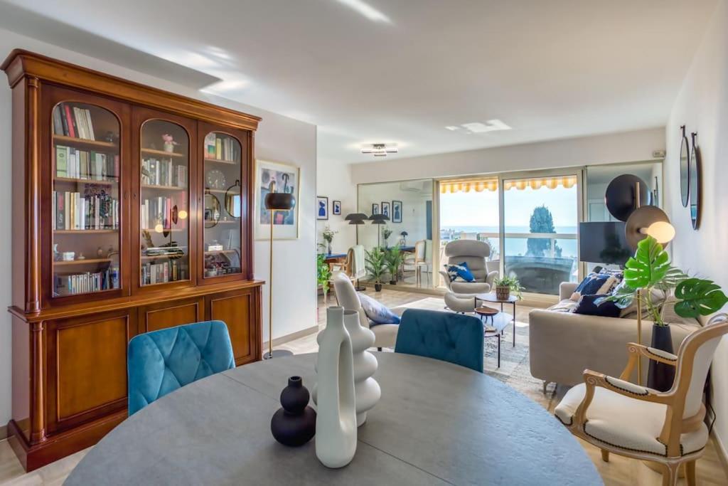 L11 Staywiz Us -claire Fontaine Sea View 2 Bdr Ac Parking Swiming Pool *