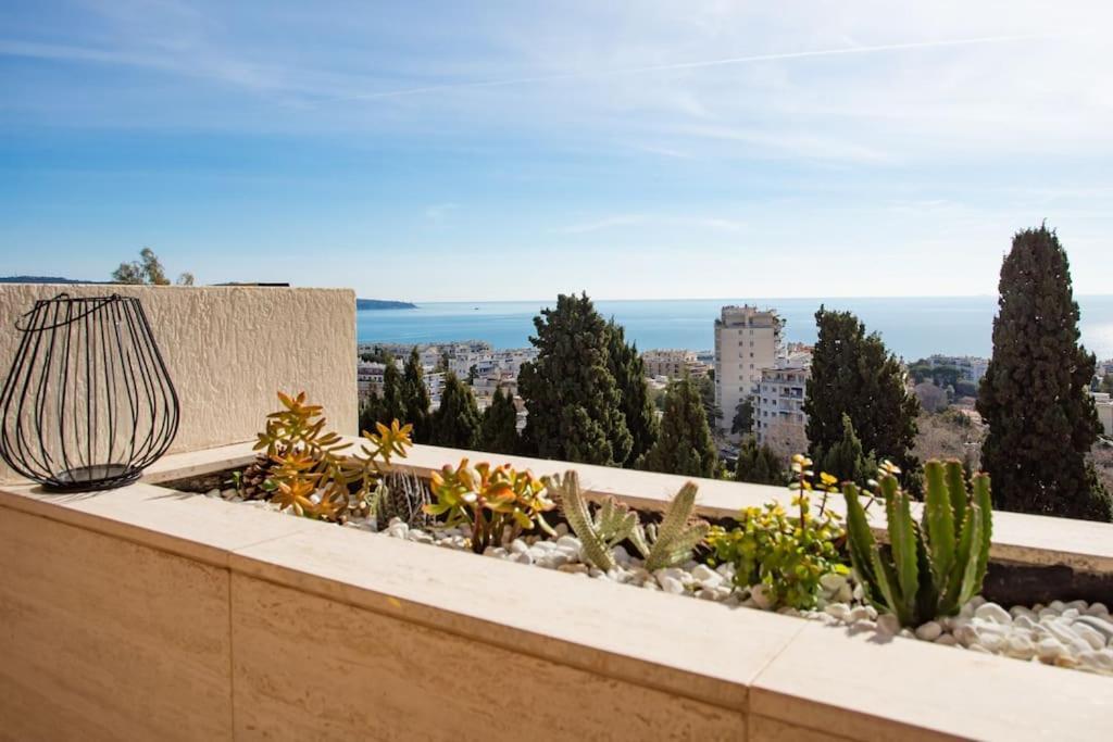 L11 Staywiz Us -claire Fontaine Sea View 2 Bdr Ac Parking Swiming Pool Apartment Nice