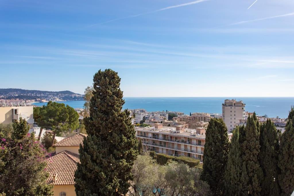 L11 Staywiz Us -claire Fontaine Sea View 2 Bdr Ac Parking Swiming Pool Apartment Nice