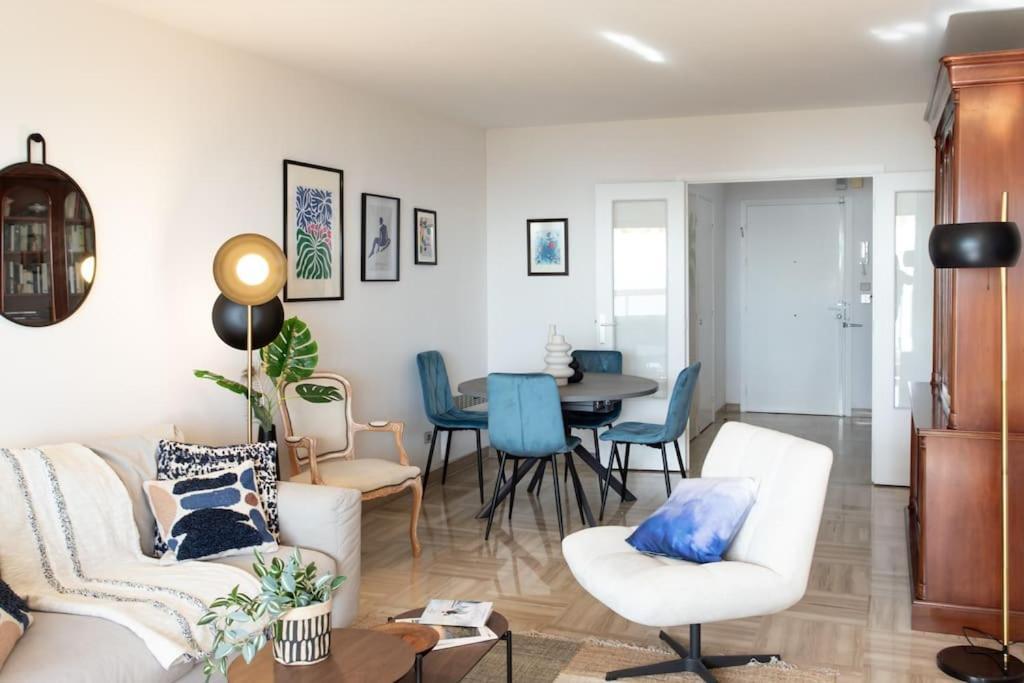 L11 Staywiz Us -claire Fontaine Sea View 2 Bdr Ac Parking Swiming Pool Apartment Nice