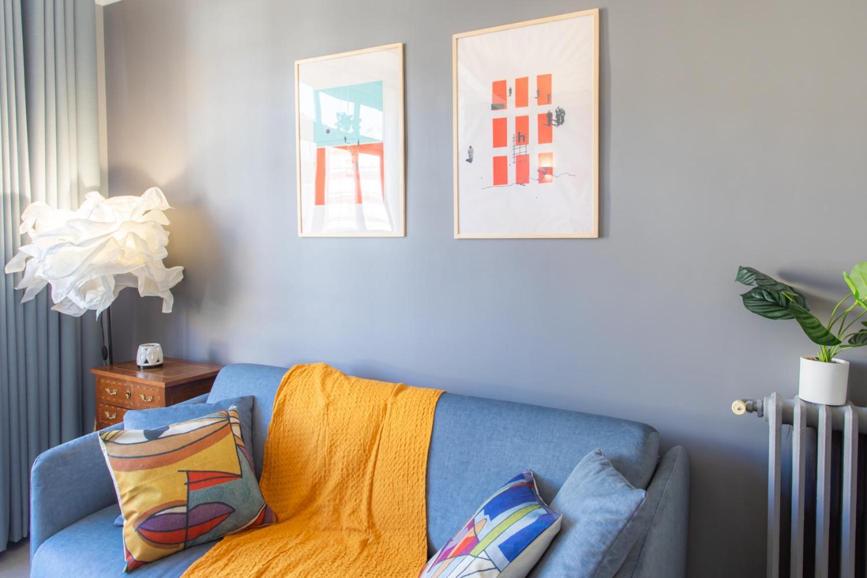 L12 Port Window 1bedroom Wifi 5mins & Nice's Cap Apartamento