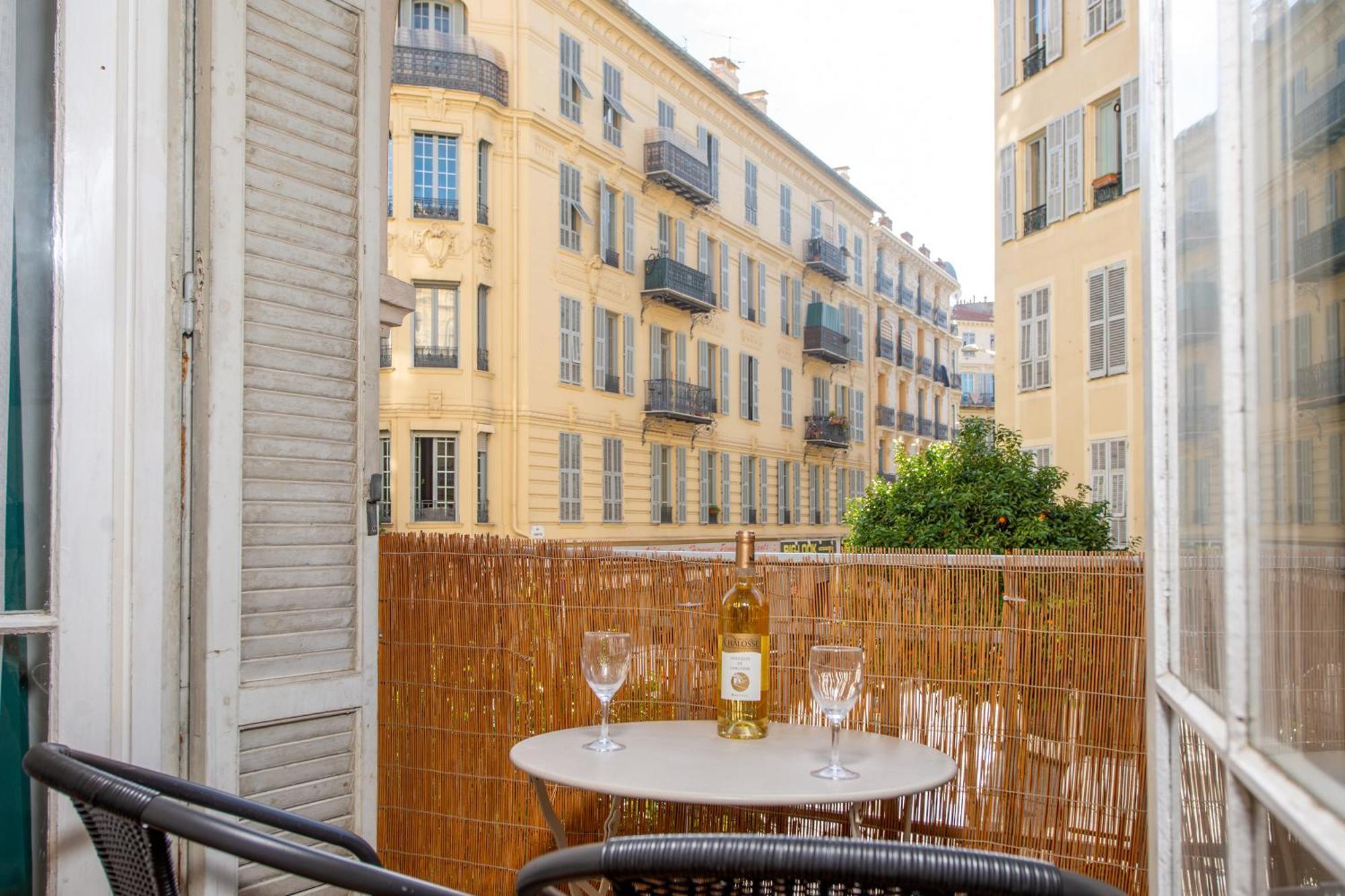 #34 2p Raimbaldi Central 2balconies / Ac & Wifi Apartamento Nice